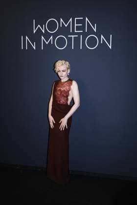 Milan, Italy: Cannes, Arrivals at the photocall of the 2025 Kering Women In Motion Awards and Cannes Film Festival Presidential Dinner event during the Festival de Cannes. In the photo: Julia Garner (Actress) Milan Italy  - ZUMAp169 20250518_zea_p169_2624 Copyright: xAlessandroxBremecx