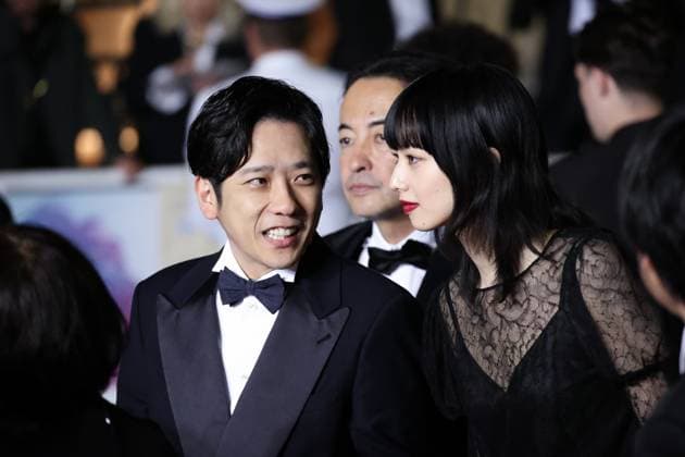 Exit 8 Red Carpet at the 78th Annual Cannes Film Festival Kazunari Ninomiya and Nana Komatsu Exit 8 Red Carpet at the 78th Annual Cannes Film Festival in Cannes, France on May 18, 2025.  Copyright: x Chassery+Courdjix