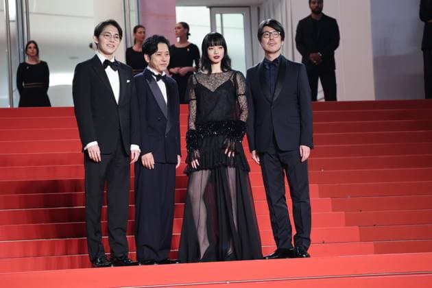 Exit 8 Red Carpet at the 78th Annual Cannes Film Festival Guest , Kazunari Ninomiya , Nana Komatsu and Genki Kawamura Exit 8 Red Carpet at the 78th Annual Cannes Film Festival in Cannes, France on May 18, 2025.  Copyright: x Chassery+Courdjix