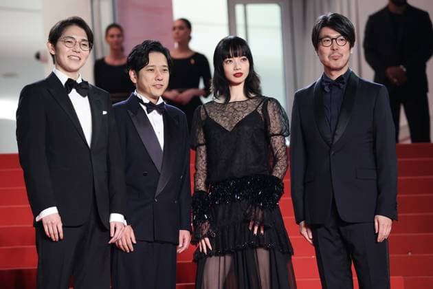 Exit 8 Red Carpet at the 78th Annual Cannes Film Festival Guest , Kazunari Ninomiya , Nana Komatsu and Genki Kawamura Exit 8 Red Carpet at the 78th Annual Cannes Film Festival in Cannes, France on May 18, 2025.  Copyright: x Chassery+Courdjix