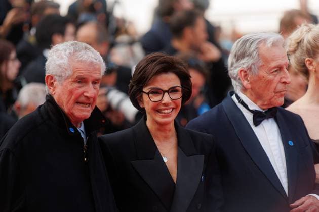 Festival de Cannes - The Phoenician Scheme Red Carpet Claude Lelouch, Rachida Dati und Costa-Gavras bei der Premiere zu The Phoenician Scheme während der 78. Filmfestspiele in Cannes im Palais de Festival am 18.05.2025. Copyright: xEventpressxKochanx