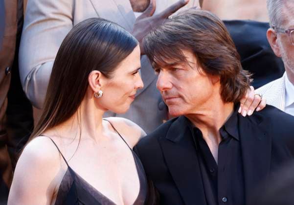 Tom Cruise and Hayley Atwell arrive on the red carpet at the Mission: Impossible The Final Reckoning New York Premiere at Lincoln Center on Sunday, May 18, 2025 in New York City.  NYP20250518225 JOHNxANGELILLO
