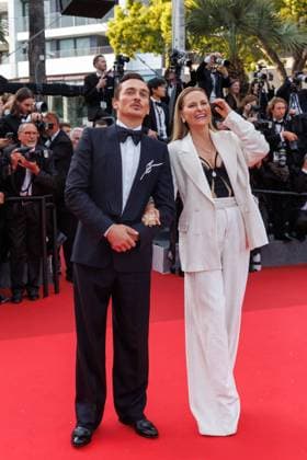 Festival de Cannes - The Phoenician Scheme Red Carpet Rupert Friend und Aimee Mullins bei der Premiere zu The Phoenician Scheme während der 78. Filmfestspiele in Cannes im Palais de Festival am 18.05.2025. Copyright: xEventpressxKochanx