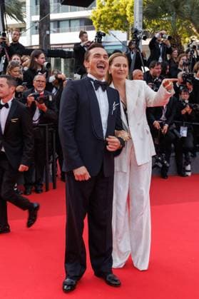 Festival de Cannes - The Phoenician Scheme Red Carpet Rupert Friend und Aimee Mullins bei der Premiere zu The Phoenician Scheme während der 78. Filmfestspiele in Cannes im Palais de Festival am 18.05.2025. Copyright: xEventpressxKochanx