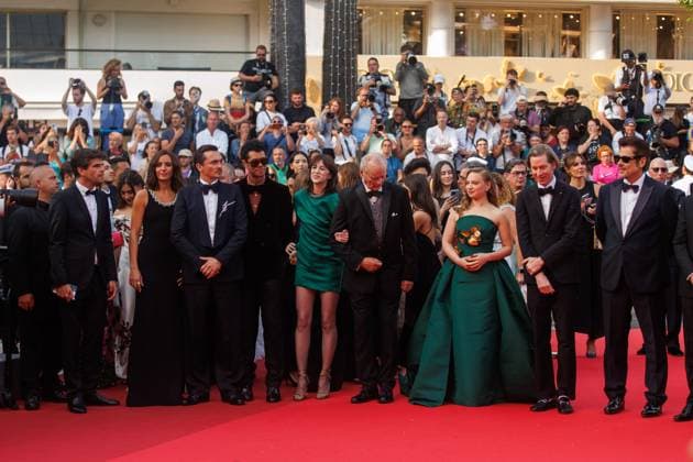 Festival de Cannes - The Phoenician Scheme Red Carpet Antonia Desplat, Rupert Friend, Richard Ayoade, Charlotte Gainsbourg, Bill Murray, Mia Threapleton, Wes Anderson und Benicio del Toro bei der Premiere zu The Phoenician Scheme während der 78. Filmfestspiele in Cannes im Palais de Festival am 18.05.2025. Copyright: xEventpressxKochanx