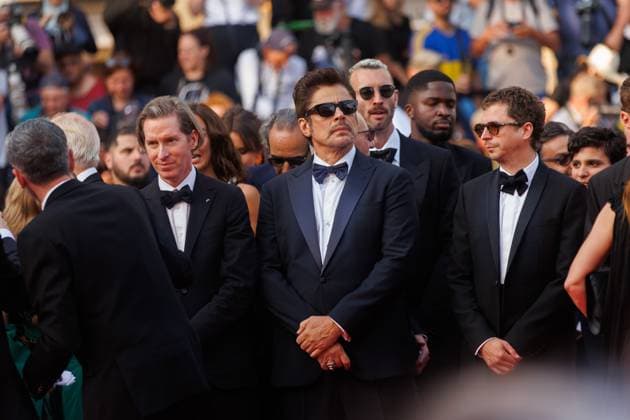 Festival de Cannes - The Phoenician Scheme Red Carpet Wes Anderson, Benicio del Toro und Michael Cera bei der Premiere zu The Phoenician Scheme während der 78. Filmfestspiele in Cannes im Palais de Festival am 18.05.2025. Copyright: xEventpressxKochanx