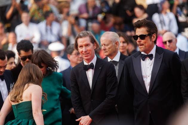Festival de Cannes - The Phoenician Scheme Red Carpet Wes Anderson und Benicio del Toro bei der Premiere zu The Phoenician Scheme während der 78. Filmfestspiele in Cannes im Palais de Festival am 18.05.2025. Copyright: xEventpressxKochanx