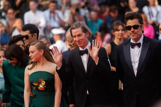 Festival de Cannes - The Phoenician Scheme Red Carpet Richard Ayoade, Mia Threapleton, Bill Murray, Wes Anderson und Benicio del Toro bei der Premiere zu The Phoenician Scheme während der 78. Filmfestspiele in Cannes im Palais de Festival am 18.05.2025. Copyright: xEventpressxKochanx