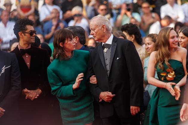 Festival de Cannes - The Phoenician Scheme Red Carpet Charlotte Gainsbourg und Bill Murray bei der Premiere zu The Phoenician Scheme während der 78. Filmfestspiele in Cannes im Palais de Festival am 18.05.2025. Copyright: xEventpressxKochanx