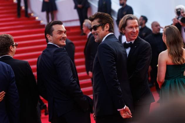 Festival de Cannes - The Phoenician Scheme Red Carpet Rupert Friend, Benicio del Toro und Wes Anderson bei der Premiere zu The Phoenician Scheme während der 78. Filmfestspiele in Cannes im Palais de Festival am 18.05.2025. Copyright: xEventpressxKochanx