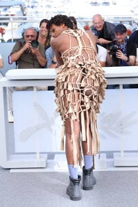 Cannes - O Riso E A Faca Photocall Jonathan Guilherme posing during the O Riso E A Faca Photocall at the 78th annual Cannes Film Festival at Palais des Festivals on May 18, 2025 in Cannes, France. Photo by Jerome Domine ABACAPRESS.COM Cannes France  Copyright: xDominexJerome ABACAx
