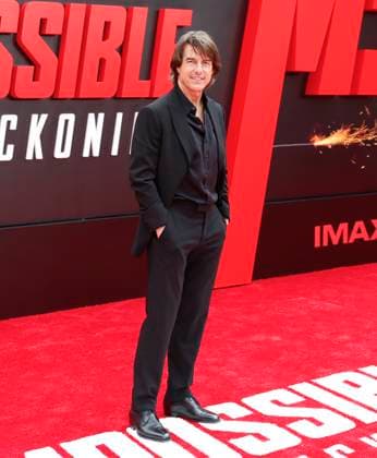 Tom Cruise arrives on the red carpet at the Mission: Impossible The Final Reckoning New York Premiere at Lincoln Center on Sunday, May 18, 2025 in New York City.  NYP20250518241 JOHNxANGELILLO