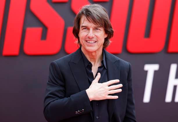 Tom Cruise arrives on the red carpet at the Mission: Impossible The Final Reckoning New York Premiere at Lincoln Center on Sunday, May 18, 2025 in New York City.  NYP20250518244 JOHNxANGELILLO