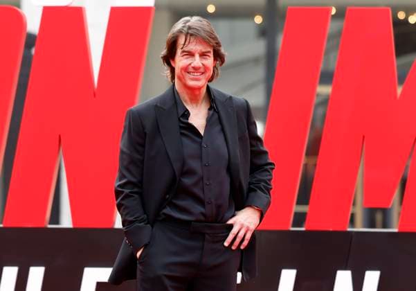 Tom Cruise arrives on the red carpet at the Mission: Impossible The Final Reckoning New York Premiere at Lincoln Center on Sunday, May 18, 2025 in New York City.  NYP20250518258 JOHNxANGELILLO