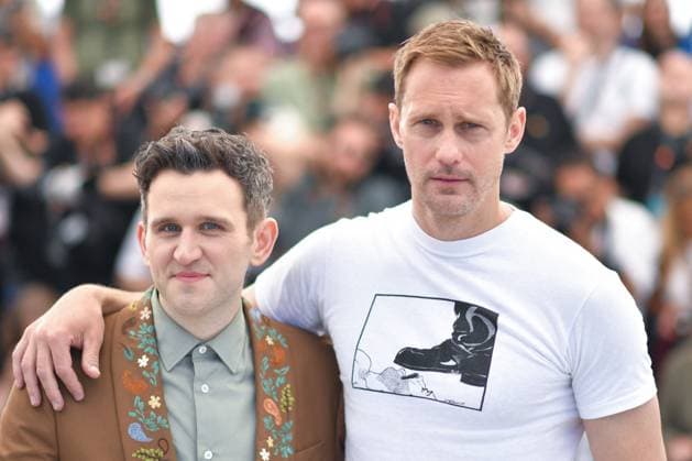 Cannes Pillion Photocall AM Harry Melling and Alexander Skarsgard attending the Pillion Photocall in Cannes, France on May 18, 2025 as part of the 78th Cannes Film Festival. Photo by Aurore Marechal ABACAPRESS.COM Cannes France  Copyright: xMarechalxAurore ABACAx