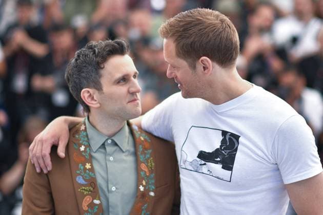 Cannes Pillion Photocall AM Harry Melling and Alexander Skarsgard attending the Pillion Photocall in Cannes, France on May 18, 2025 as part of the 78th Cannes Film Festival. Photo by Aurore Marechal ABACAPRESS.COM Cannes France  Copyright: xMarechalxAurore ABACAx