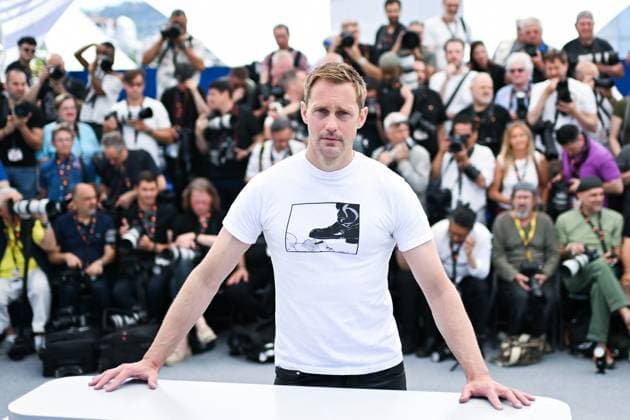 Cannes Pillion Photocall AM Alexander Skarsgard attending the Pillion Photocall in Cannes, France on May 18, 2025 as part of the 78th Cannes Film Festival. Photo by Aurore Marechal ABACAPRESS.COM Cannes France  Copyright: xMarechalxAurore ABACAx