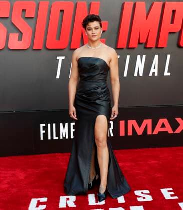 Katy O Brian arrives on the red carpet at the Mission: Impossible The Final Reckoning New York Premiere at Lincoln Center on Sunday, May 18, 2025 in New York City.  NYP20250518237 JOHNxANGELILLO