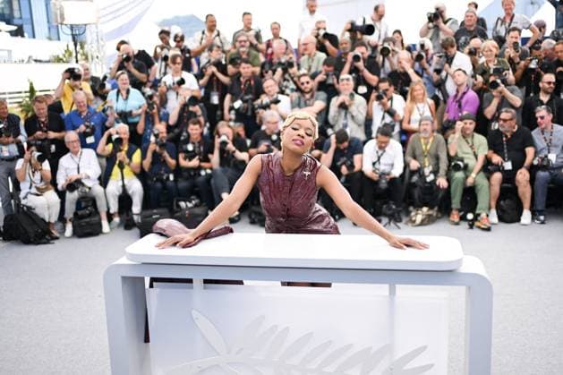 Cannes I Only Rest in the Storm Photocall AM Cleo Diara attending the I Only Rest in the Storm Photocall in Cannes, France on May 18, 2025 as part of the 78th Cannes Film Festival. Photo by Aurore Marechal ABACAPRESS.COM Cannes France  Copyright: xMarechalxAurore ABACAx