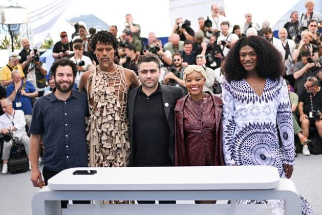 Cannes I Only Rest in the Storm Photocall AM Sergio Coragem, Jonathan Guilherme, Pedro Pinho, Cleo Diara, Marcalina Djibril attending the I Only Rest in the Storm Photocall in Cannes, France on May 18, 2025 as part of the 78th Cannes Film Festival. Photo by Aurore Marechal ABACAPRESS.COM Cannes France  Copyright: xMarechalxAurore ABACAx