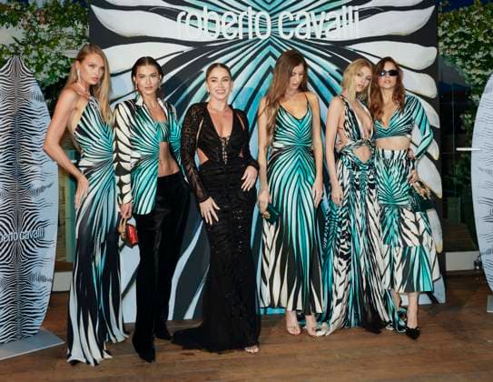 Cannes - Roberto Cavalli - Ray of Sea Maria Zulay Pogba Salaues, Romee Strijd, Valery Kaufman, Stella Maxwell, Barbara Palvin, Grace Elisabeth attend Roberto Cavalli Event ahead the 78th annual Cannes Film Festival on May 18, 2025 in Cannes, France. Photo by Marco Piovanotto ABACAPRESS.COM Cannes France  Copyright: xPiovanottoxMarco ABACAx