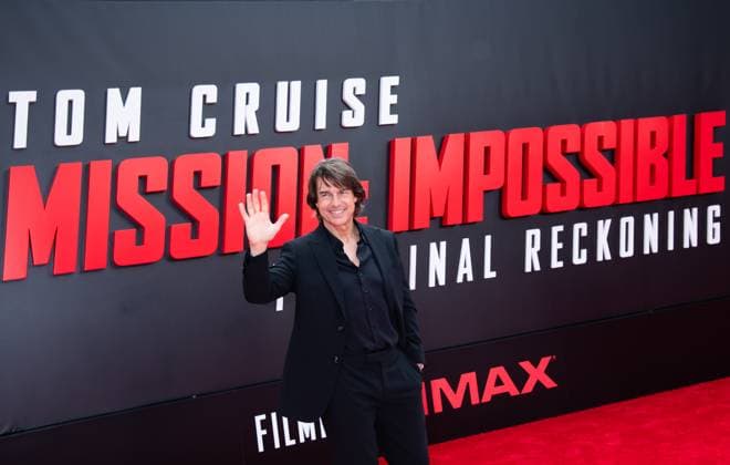 Outside arrivals for the New York premiere of Mission: Impossible The Final Reckoning Featuring: Tom Cruise Where: New York, New Mexico, United States When: 19 May 2025 Credit: Janet Mayer INSTARimages.com EDITORIAL USE ONLY. NOT FOR USE BY NEWSPAPERS BASED IN THE UK. Copyright: xx instar54769411