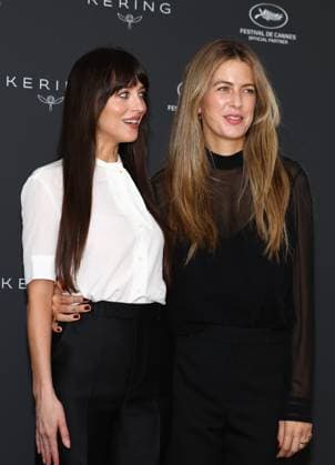 May 19, 2025, Cannes, Cote D azur, France: DAKOTA JOHNSON and producer RO DONNELLY pose during the photocall ahead of the Kering Women in Motion Talk at the 78th Annual Cannes Film Festival at Palais des Festivals in Cannes, France Cannes France - ZUMAc179 20250519_zep_c179_053 Copyright: xMickaelxChavetx