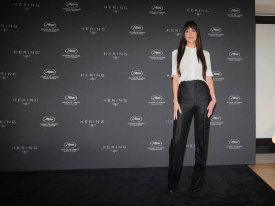 Cannes, Italy: Cannes, 78th Cannes Film Festival 2025 - day 7 - Kering Women in Motion Talk - In the photo: Dakota Johnson Cannes Italy  - ZUMAp169 20250519_zea_p169_025 Copyright: xBarbaraxAmendolax