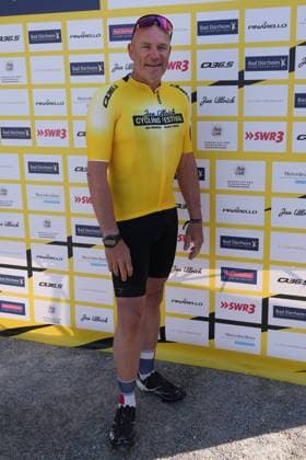 Kai Hundertmarck (Ex Radprofi) - Jan Ullrich Cycling FestivalDeutschland, Bad Duerrheim, Gelaende Busbahnhof, 18.05.2025