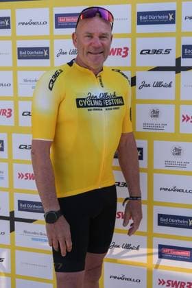 Kai Hundertmarck (Ex Radprofi) - Jan Ullrich Cycling FestivalDeutschland, Bad Duerrheim, Gelaende Busbahnhof, 18.05.2025