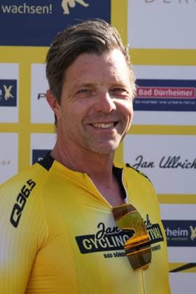 Danilo Hondo (Ex Radprofi) - Jan Ullrich Cycling FestivalDeutschland, Bad Duerrheim, Gelaende Busbahnhof, 18.05.2025