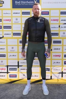 Sir Bradley Wiggins (Ex Radprofi) - Jan Ullrich Cycling FestivalDeutschland, Bad Duerrheim, Gelaende Busbahnhof, 18.05.2025