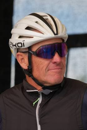 Lance Armstrong (Ex Radprofi) - Jan Ullrich Cycling FestivalDeutschland, Bad Duerrheim, Gelaende Busbahnhof, 18.05.2025