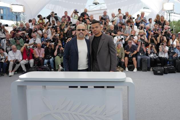 78eme Festival International du Film de Cannes Photocall with cast of Highest 2 Lowest 78th International Cannes Film Festival Photocall with cast of Highest 2 Lowest movie 444669 2025 05 19 Cannes France Wright, Elijah Wright, Jeffrey  Copyright: xSergexArnalx xStarfacex STAR_444669_058