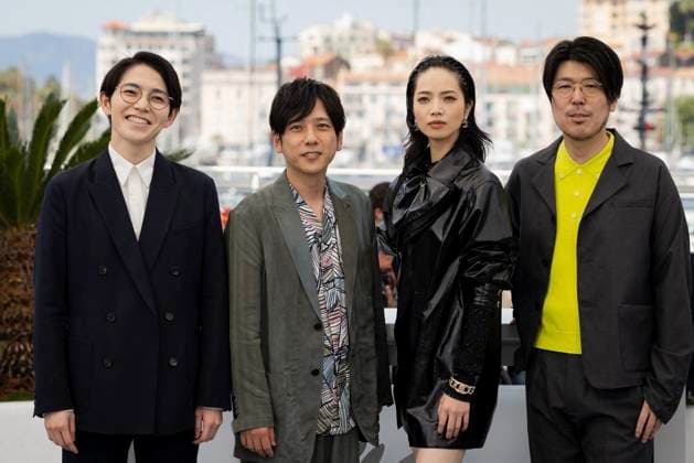 Photocall de Exit 8 Séance de Minuit lors du 78ème Festival International du Film de Cannes Hirase Kentaro, Kazunari Ninomiya, Nana Komatsu et Genki Kawamura au photocall de Exit 8 Séance de Minuit lors du 78ème Festival International du Film de Cannes, le 19 mai 2025 Moreau Jacovides Bestimage Photocall for Exit 8 at the 78th Cannes International Film Festival, on May 19th, 2025 Cannes France  Copyright: xJACOVIDES-MOREAUx xBESTIMAGExJACOVIDES-MOREAUx xBESTIMAGEx