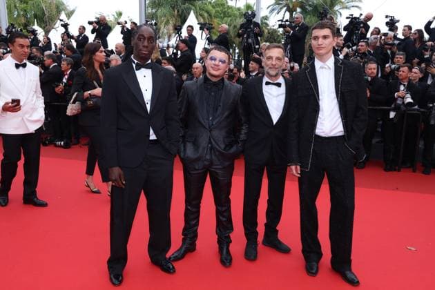 Cannes - Highest 2 Lowest Screening Mathieu Kassovitz during the Highest 2 Lowest red carpet at the 78th annual Cannes Film Festival at Palais des Festivals on May 19, 2025 in Cannes, France. Photo by Jerome Domine ABACAPRESS.COM Cannes France  Copyright: xDominexJerome ABACAx