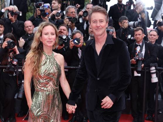 Cannes - Highest 2 Lowest Screening Shauna Robertson and Edward Norton during the Highest 2 Lowest red carpet at the 78th annual Cannes Film Festival at Palais des Festivals on May 19, 2025 in Cannes, France. Photo by Jerome Domine ABACAPRESS.COM Cannes France  Copyright: xDominexJerome ABACAx