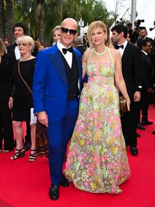 Cannes, 78th Cannes Film Festival 2025 - evening 7 - Red Carpet of the film Highest 2 Lowest Cannes, 78th Cannes Film Festival 2025 - evening 7 - Red Carpet of the film Highest 2 Lowest . In the photo Giuseppe Santoni, Alessia Santoni Cannes France  Copyright: xIPA ABACAx