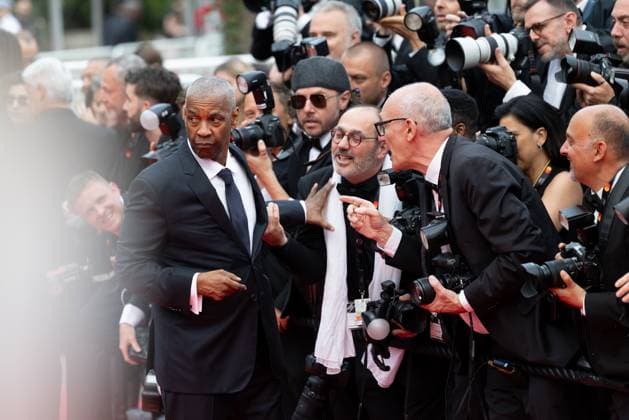 78. Internationalen Filmfestspiele von Cannes 2025 Cannes, Frankreich - 19.5.2024: Denzel Washington,während des - Highest 2 Lowest - Roten Teppichs während der 78. Internationalen Filmfestspiele von Cannes. Die 78. Internationalen Filmfestspiele von Cannes finden vom 13. bis 24. Mai 2025 statt. Provence-Alpes-Cote d Azur