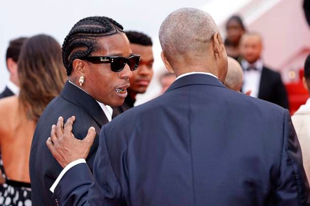 ASAP Rocky und Denzel Washington bei der Premiere des Kinofilms Highest 2 Lowest auf dem Festival de Cannes 2025 78. Internationale Filmfestspiele von Cannes im Palais des Festivals. Cannes, 19.05.2025