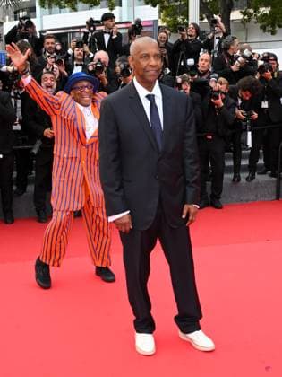 Cannes, 78th Cannes Film Festival 2025 - evening 7 - Red Carpet of the film Highest 2 Lowest In the photo: Spike Lee, Denzel Washington  Copyright: xTerenghi Ipax xipa-agency.netx xPoolxPhotoxEventsx05x IPA_Agency_IPA57946021