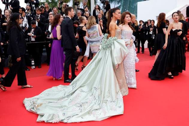 Skye Hankey bei der Premiere des Kinofilms Highest 2 Lowest auf dem Festival de Cannes 2025 78. Internationale Filmfestspiele von Cannes im Palais des Festivals. Cannes, 19.05.2025