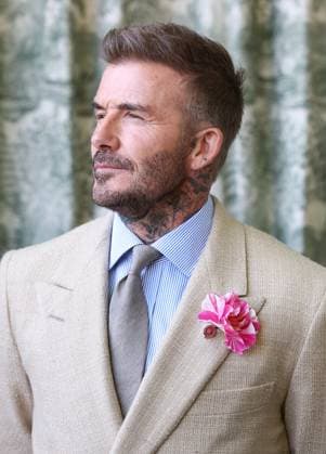 King Charles and Queen Camilla visit the Chelsea Flower Show David Beckham attends the Chelsea Flower Show at the Royal Hospital Chelsea, London, UK, on the 19th May 2025. Picture by Toby Melville WPA-Pool London Royal Hospital Chelsea London United Kingdom  WHA-0788