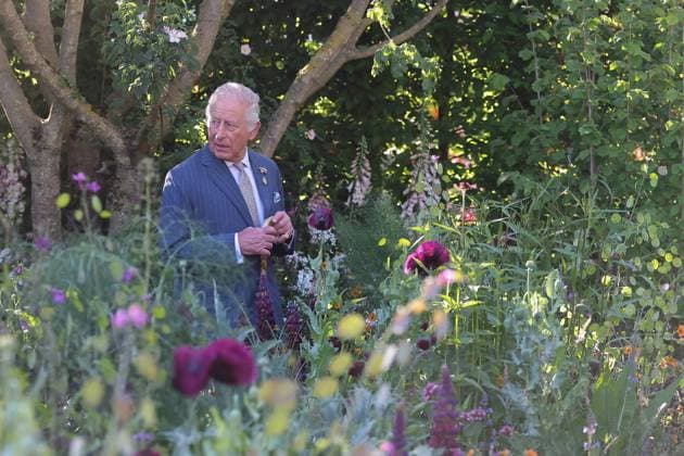 King Charles and Queen Camilla visit the Chelsea Flower Show King Charles and Queen Camilla visit the Chelsea Flower Show at the Royal Hospital Chelsea, London, UK, on the 19th May 2025. Picture by Toby Melville WPA-Pool London Royal Hospital Chelsea London United Kingdom  WHA-0788