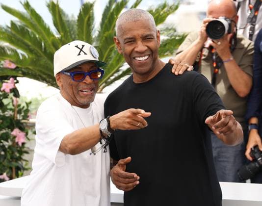 78eme Festival International du Film de Cannes Photocall du film Highest 2 Lowest 78th Cannes Film Festival Photocall with cast of the film Highest 2 lowest Spike Lee and Denzel Washington 444704 2025 05 19 Cannes France  Copyright: xIsabellexVautierx xStarfacex STAR_444704_020