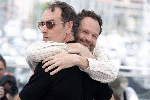 Cannes - Splitsville Photocall DN Michael Angelo Covino and Kyle Marvin pose during the Splitsville photocall at the 78th annual Cannes Film Festival at Palais des Festivals on May 19, 2025 in Cannes, France. Photo by David NIVIERE ABACAPRESS.COM CANNES France  Copyright: xNivierexDavid ABACAPRESS.COMx