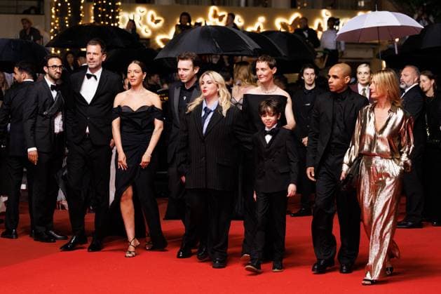 Nicolas Sanfaute, Monia Chokri, Antoine Reinartz, Anna Cazenave Cambet, Vicky Krieps, Vigo Ferreira Redier, Kristy Baboul, Aurelia Petit Montée des marches du film Alpha lors du 78ème Festival International du Film de Cannes, au Palais des Festivals à Cannes Le 19 mai 2025 Jacovides Moreau Bestimage Red carpet for the movie Alpha during the 78th Cannes International Film Festival at the Palais des Festivals in Cannes, France On may 19th 2025 unknown  Copyright: xJACOVIDES-MOREAUx xBESTIMAGExJACOVIDES-MOREAUx xBESTIMAGEx