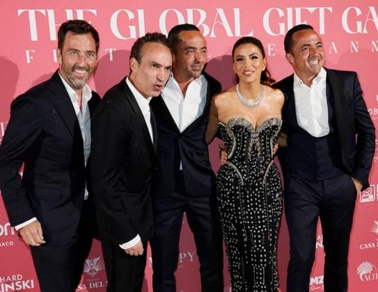 Cannes - Global Gift Gala Arrivals Ugo Lecorché, Eva Longoria, Antoine Lecorché attend the Global Gift Gala ahead the 78th annual Cannes Film Festival on May 19, 2025 in Cannes, France. Photo by Marco Piovanotto ABACAPRESS.COM Cannes France  Copyright: xPiovanottoxMarco ABACAx