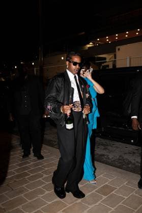 Cannes - ASAp Rocky And Rihanna Arrive At The Ray-Ban Party A$AP Rocky and pregnant Rihanna arrivet the Ray-Ban party, after being spotted earlier on the steps of the Palais des Festivals in Cannes, France on May 20, 2025, during the 78th Cannes Film Festival. Photo by Florian Poitout ABACAPRESS.COM Cannes France  Copyright: xPoitoutxFlorian ABACAx