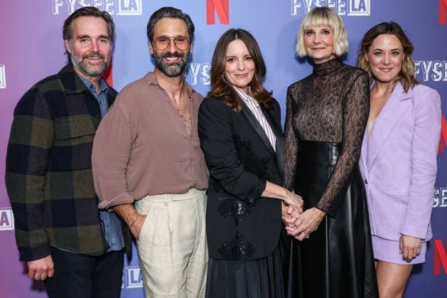 Entertainment Themen der Woche KW21 Netflix FYSEE LA - The Four Seasons Season 1 ATAS Emmy FYC Special Screening Event Will Forte, Marco Calvani, Tina Fey, Kerri Kenney-Silver and Erika Henningsen arrive at the Netflix FYSEE LA - The Four Seasons Season 1 ATAS (Academy of Television Arts and Sciences) Emmy FYC (For Your Consideration) Special Screening Event held at the Aero Theatre in Santa Monica, Los Angeles, California, United States. Aero Theatre, Santa Monica, Los Angeles, California, USA California United States  Copyright: xImagexPressxAgencyx originalFilename: collin-netflixf250520_npy2K.jpg